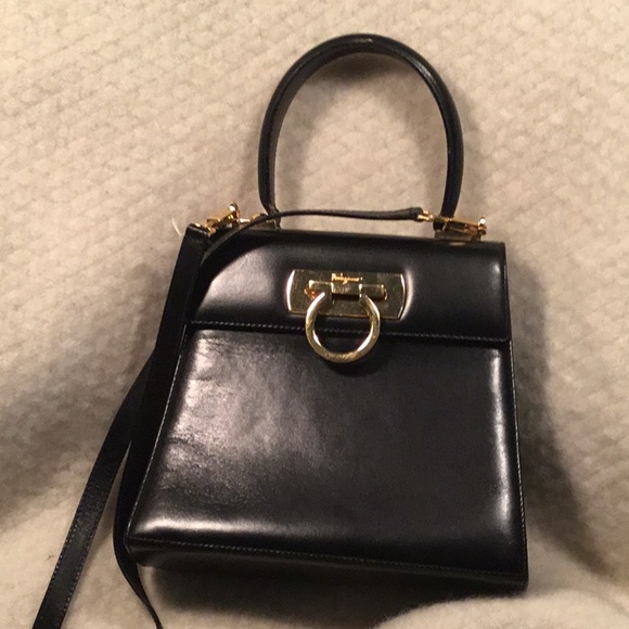 salvatore ferragamo top handle bag